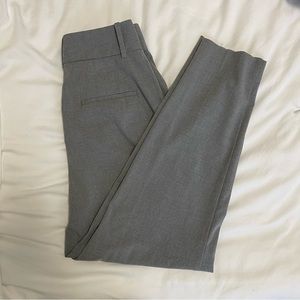 ZARA HIGH WAIST GREY TROUSERS